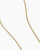 Box Chain Necklace in 18K Yellow Gold, 21 inches