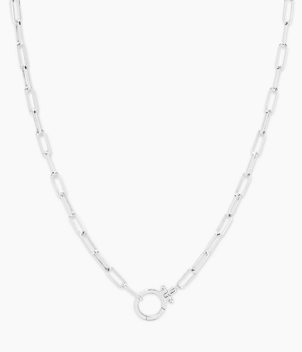 Silver Tone Parker Necklace