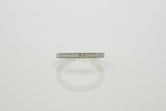 14K White Gold Prong Set Ring with 0.25tw Diamonds