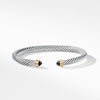 Cable Classics Collection® Bracelet with Black Onyx and 14K Gold 5mm