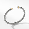Cable Classics Petite Color Bracelet with Pearls and 14K Yellow Gold