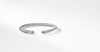 Cable Classic Collection® Bracelet with Peridot and Diamonds