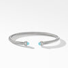 Cable Classic Bracelet with Turquoise and Diamonds