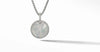 DY Elements® Disc Pendant with Pavé Diamonds and Black Onyx Reversible to Mother of Pearl