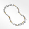 DY Madison® Chain Necklace in Sterling Silver with 18K Yellow Gold