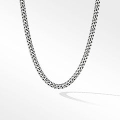 Curb Chain Necklace in Sterling Silver