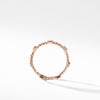 Cable Collectibles Cable Stack Ring in 18K Rose Gold with Diamonds