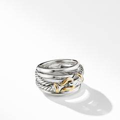 Buckle Ring with 18K Yellow Gold