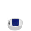 Exotic Stone Ring with Lapis Lazuli in Silver, 12mm