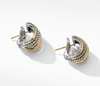 DY Origami Shrimp Earrings with 18K Yellow Gold