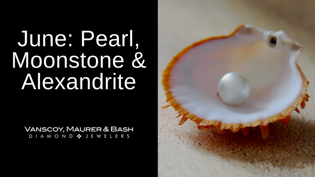 June: Pearl, Moonstone & Alexandrite
