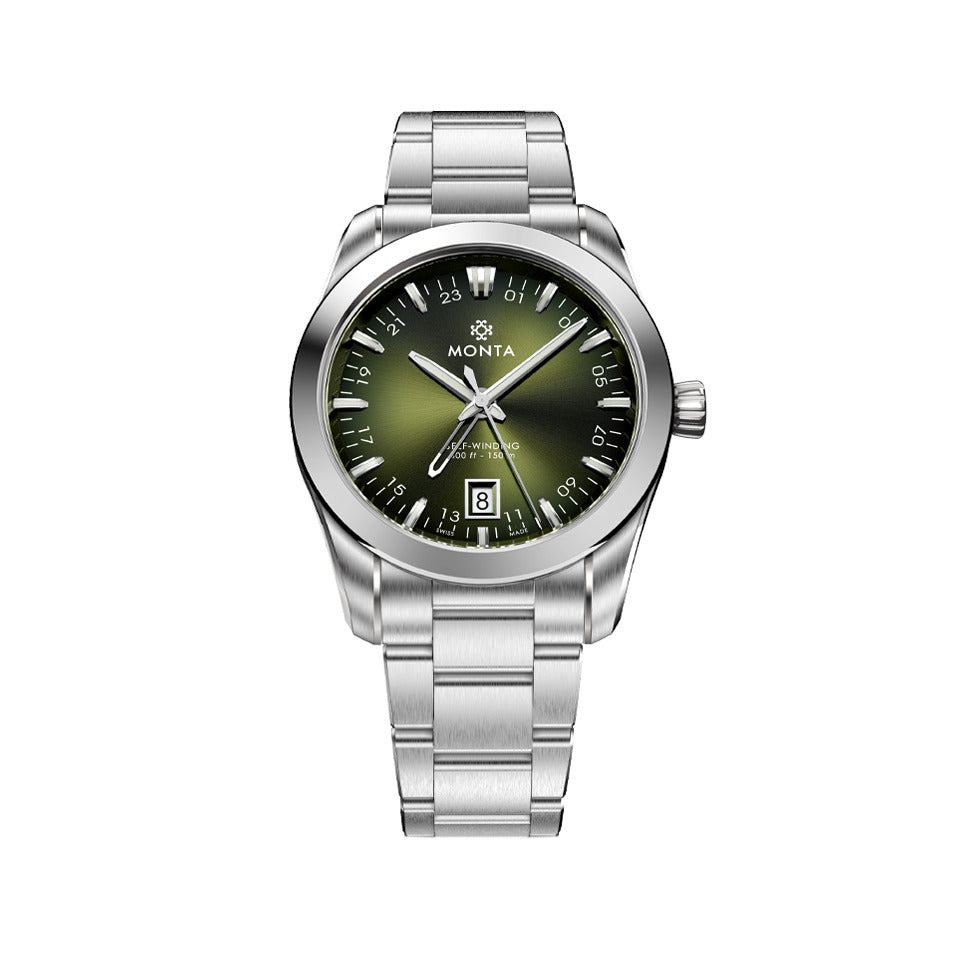 MONTA Noble Voyager Green Swiss Watch