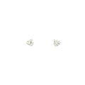 White Gold Half Carat Diamond Stud Earrings