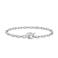 David Yurman Silver Madison Diamond Toggle Bracelet