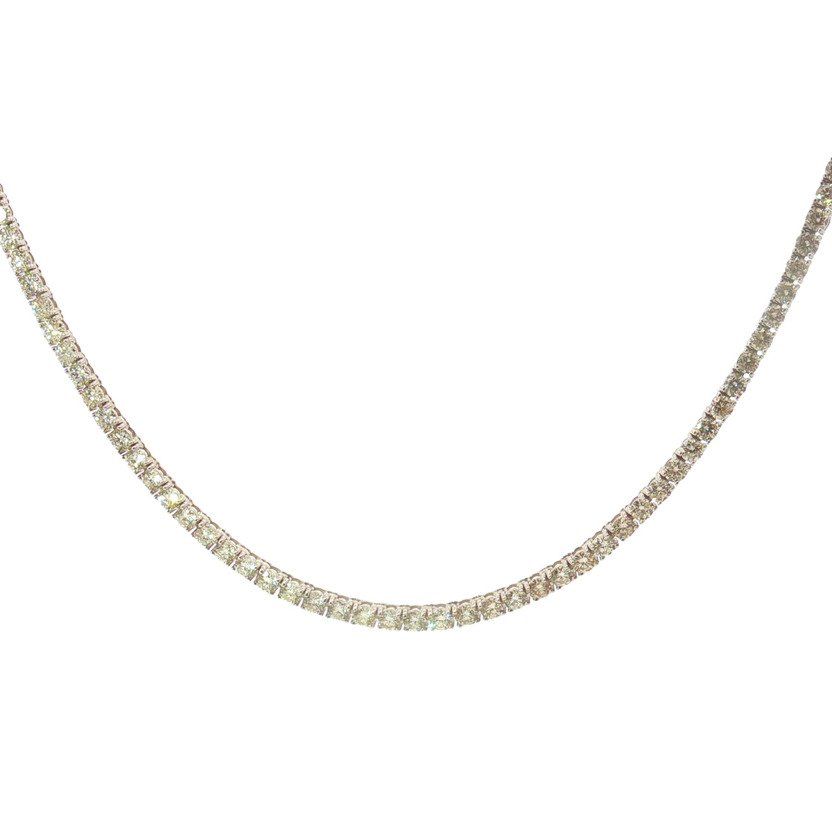 Classic Diamond Tennis Necklace