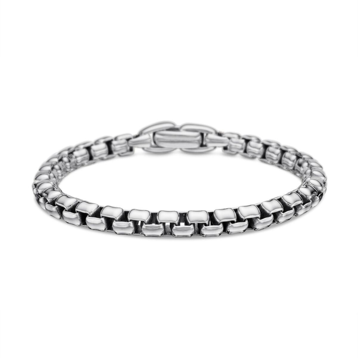 David Yurman Sterling Silver Box Chain Bracelet