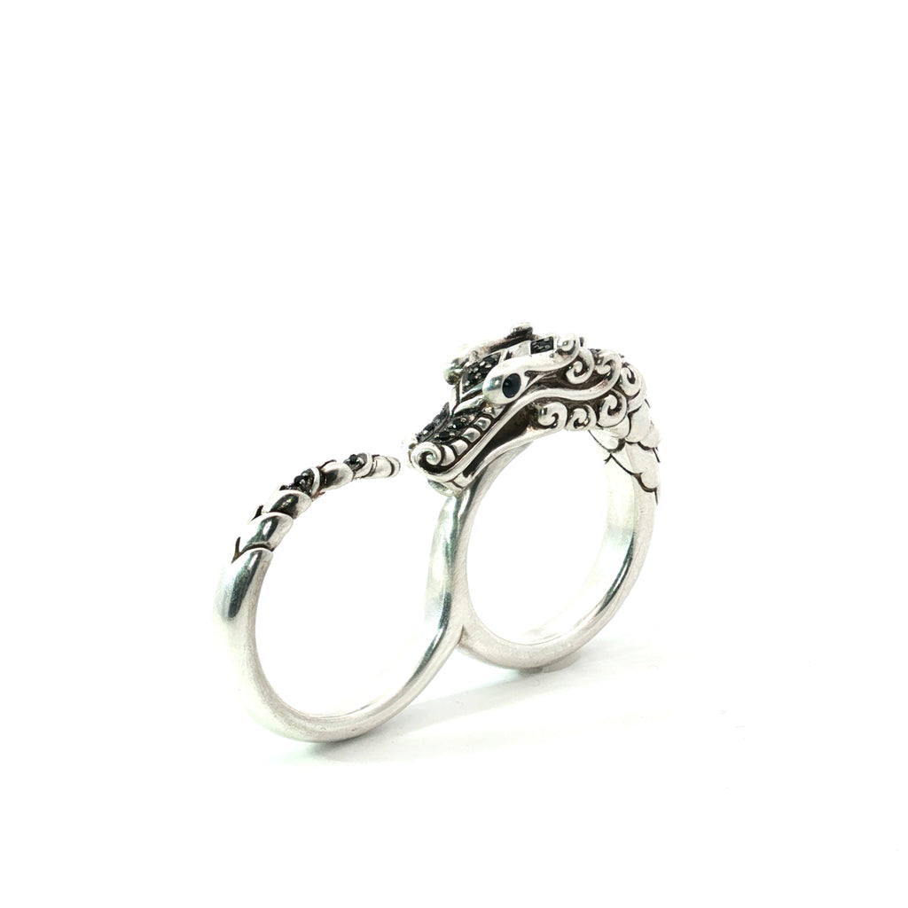 Estate John Hardy Sterling Silver Dragon Ring