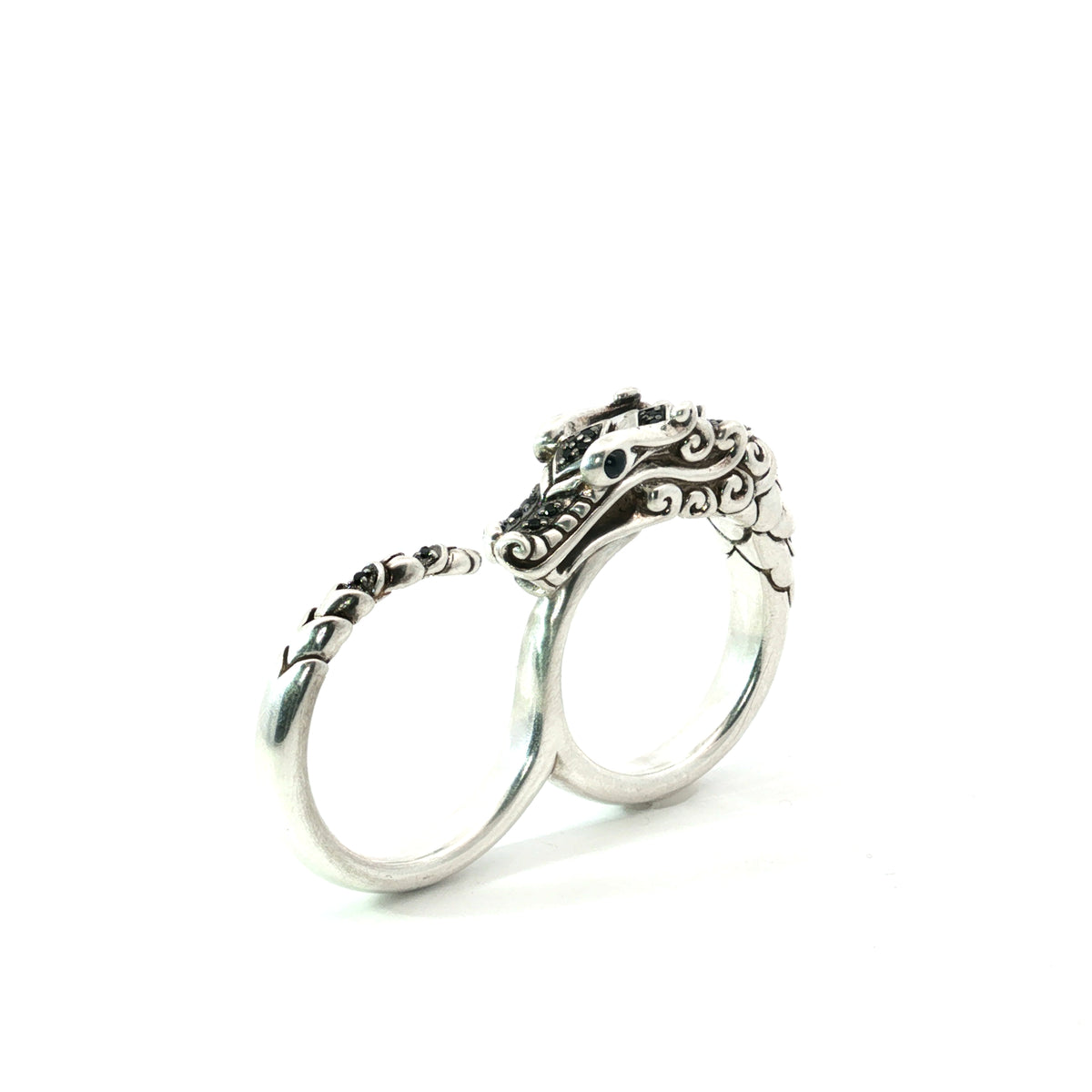 Estate John Hardy Sterling Silver Dragon Ring