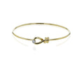 Simon G Yellow Gold Diamond Belt Bangle