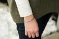 Sterling Silver Sculpted Twist Finish Bangle Bracelet