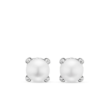 Sterling Silver Pearl Classics Stud Earrings: David Yurman