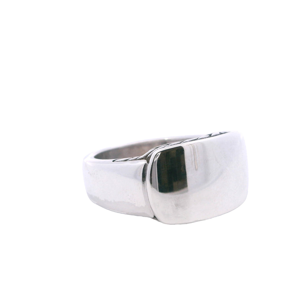 Estate David Yurman Sterling Silver Streamline Cigar Ring