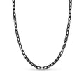 David Yurman Silver and Black Titanium Madison Link Necklace
