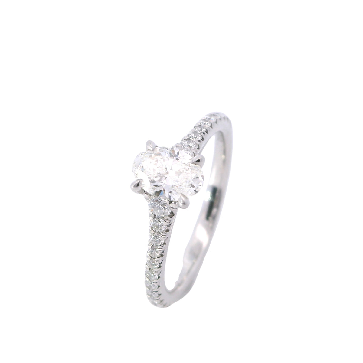 Forevermark Platinum Icon Diamond Cathedral Engagement Ring
