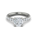 Vlora White Gold Diamond Hidden Halo Engagement Ring Mounting