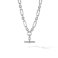 David Yurman Silver Ice Necklace, Pendant, Chain