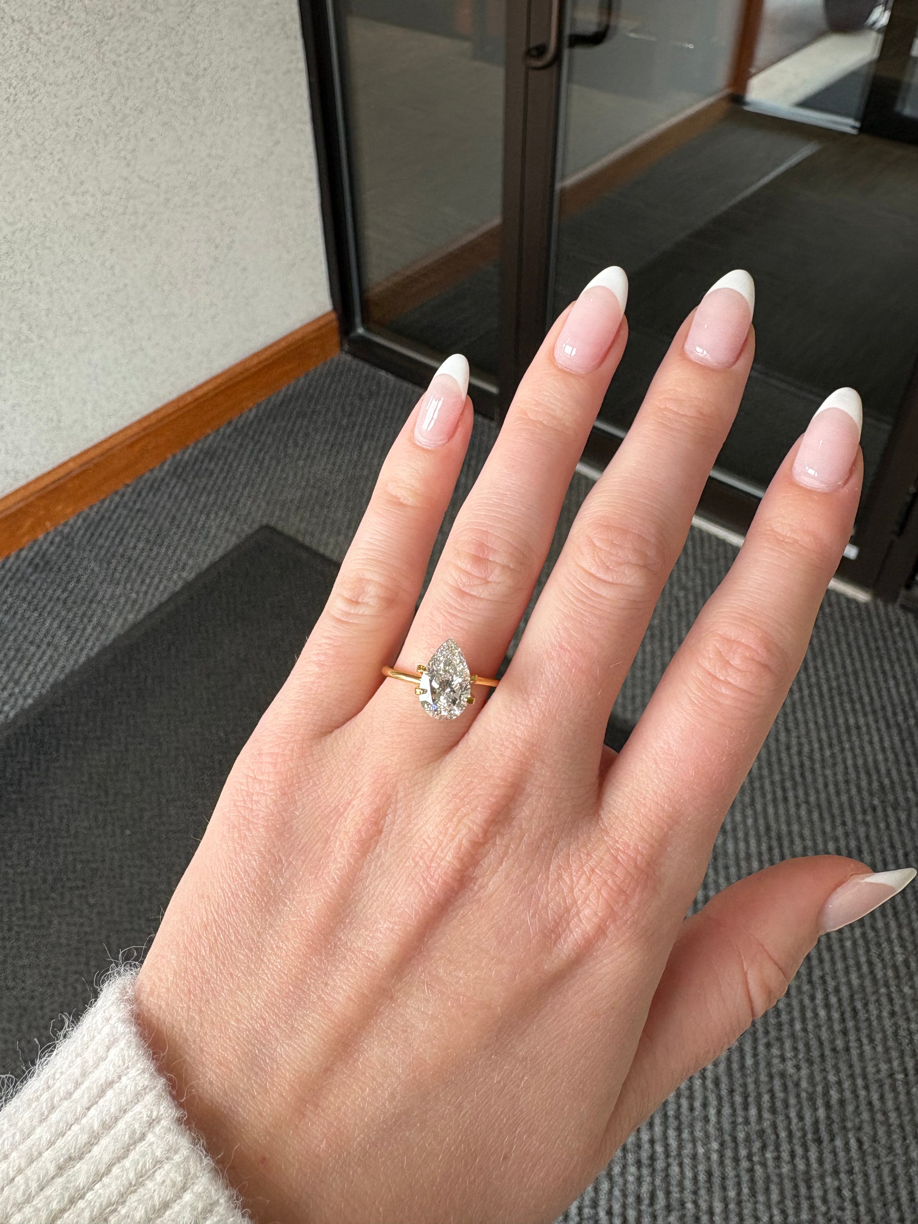 Vlora Three Stone Engagement Ring Builder
