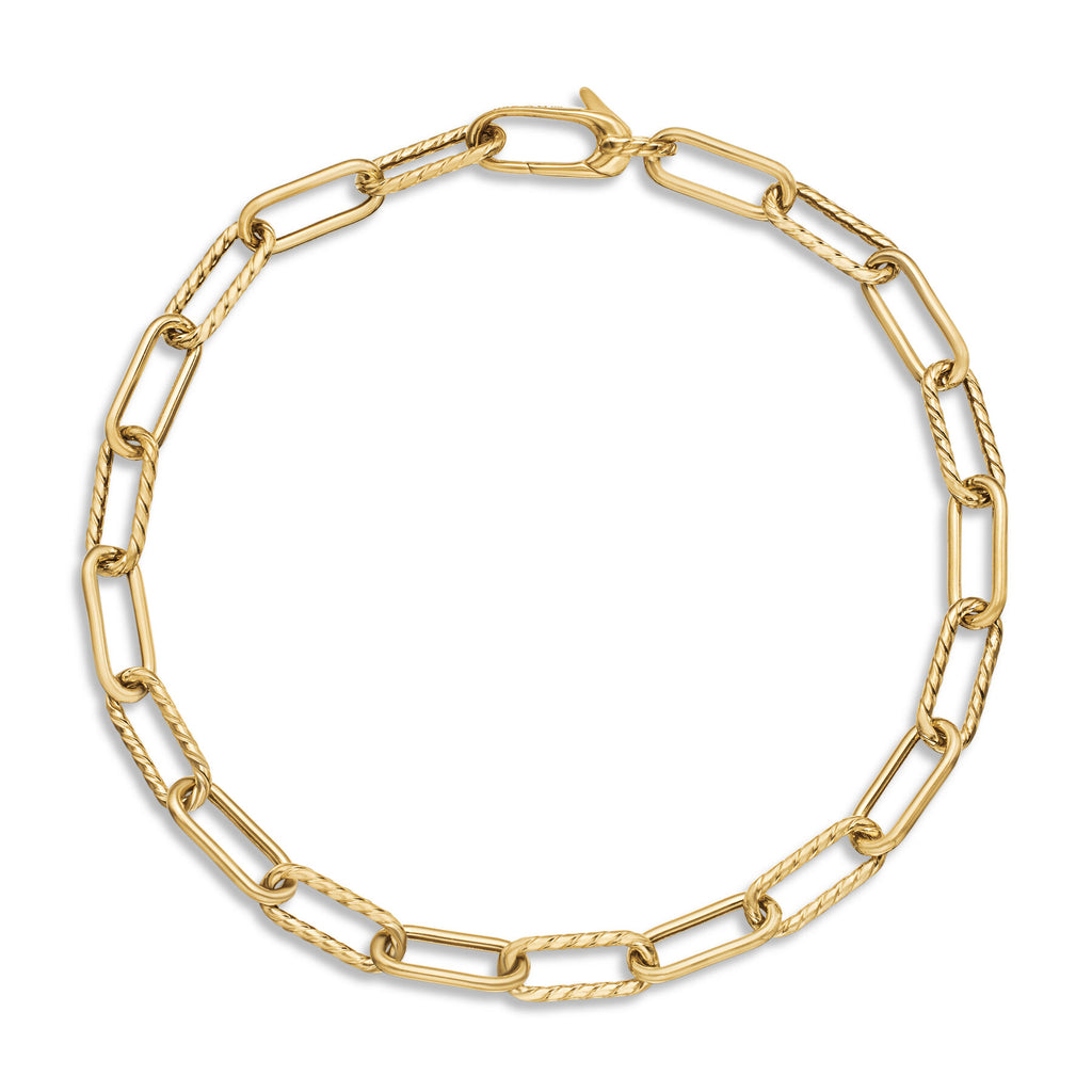 David Yurman Yellow Gold Madison Chain Bracelet