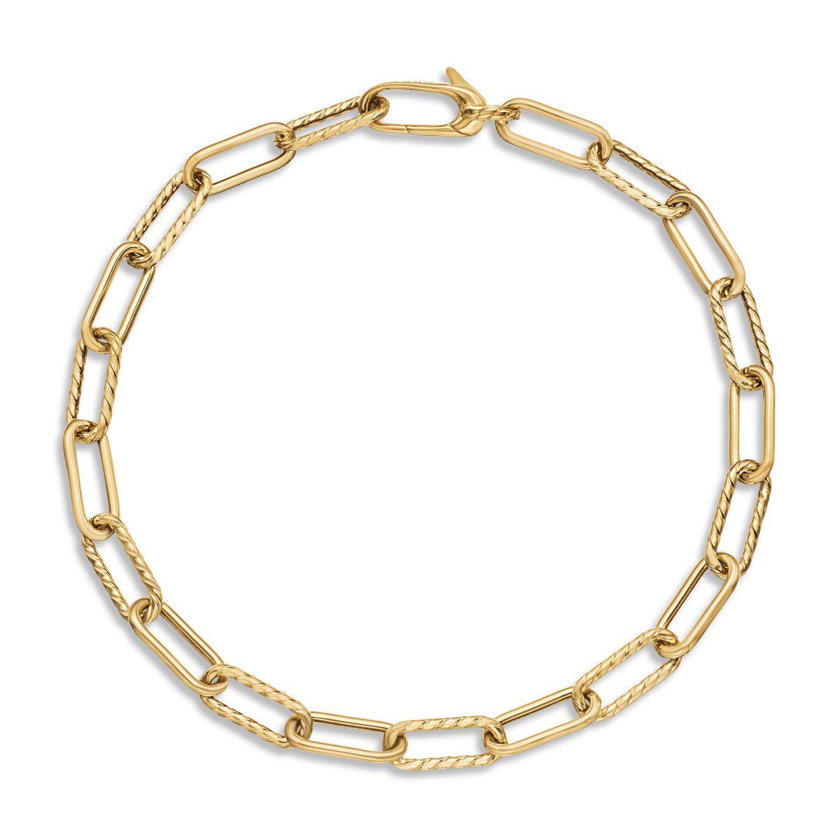 David Yurman Yellow Gold Madison Chain Bracelet