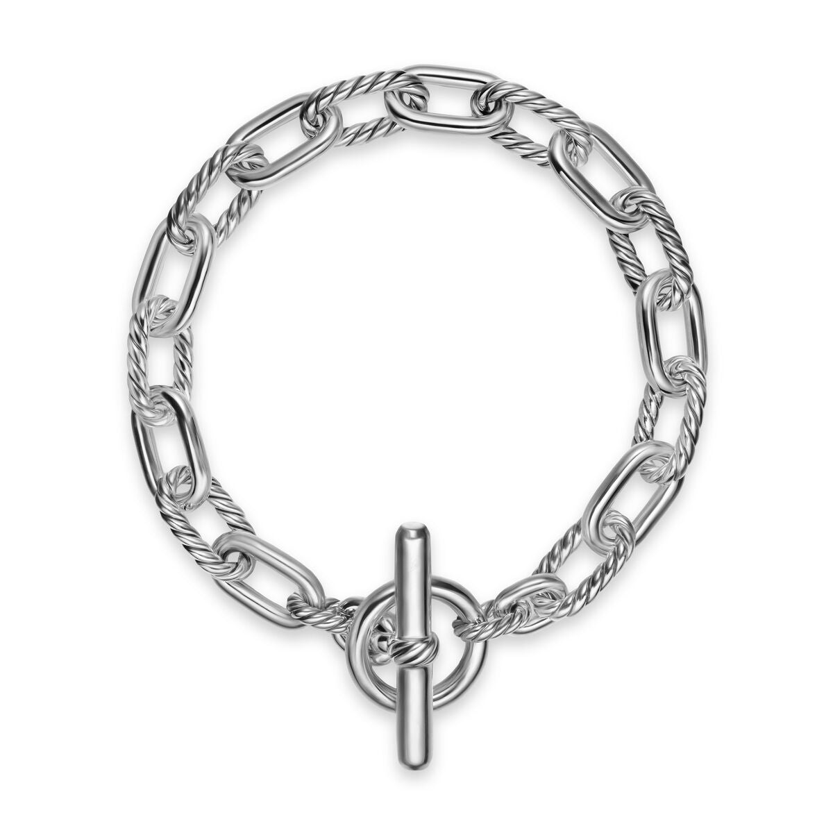 David Yurman Sterling Silver Madison Bracelet with Toggle Clasp