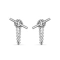 David Yurman Sterling Silver Petite Toggle Earrings