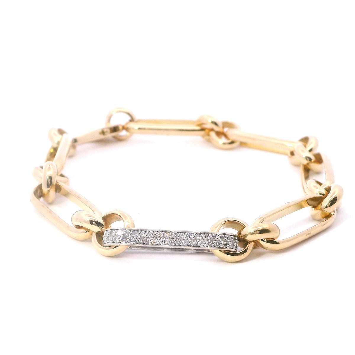 Estate Roberto Coin Yellow Gold Oro Classic Bracelet