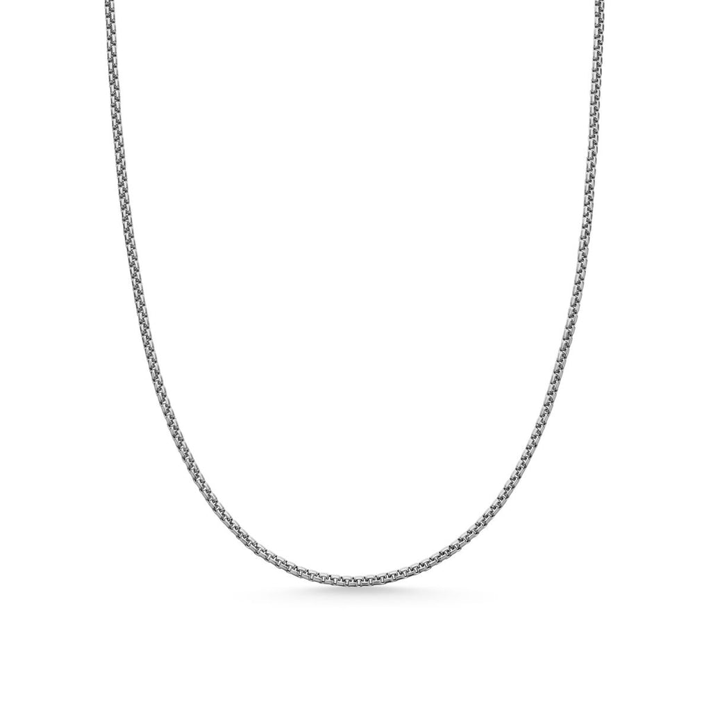 David Yurman Sterling Silver and Yellow Gold Box Chain