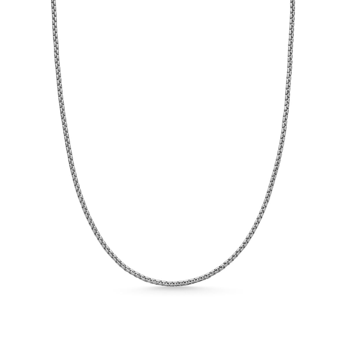 David Yurman Sterling Silver and Yellow Gold Box Chain