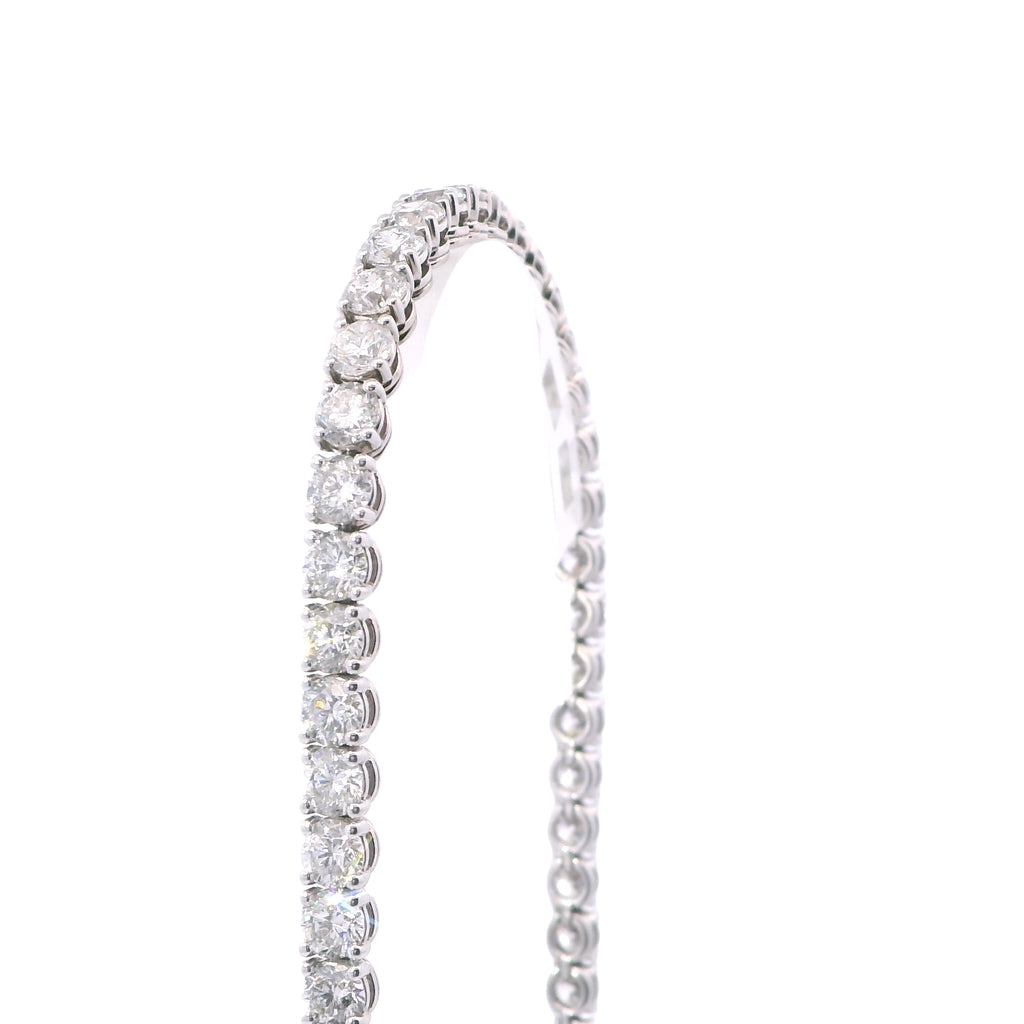 White Gold 10.5 Carat Diamond Tennis Bracele