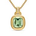 Daivd Yurman Yellow Gold 13 mm Mercer Prasiolite Amulet Enhancer