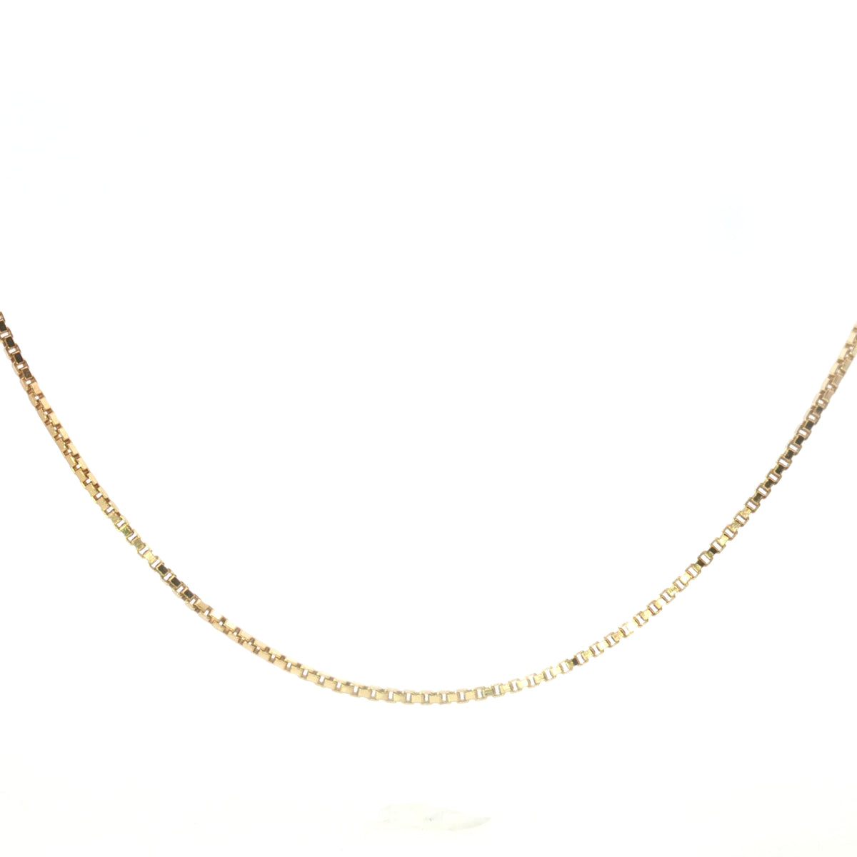 Estate Yellow Gold 1.5 mm Box Chain