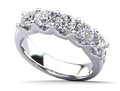 White Gold Five Stone Diamond Ring