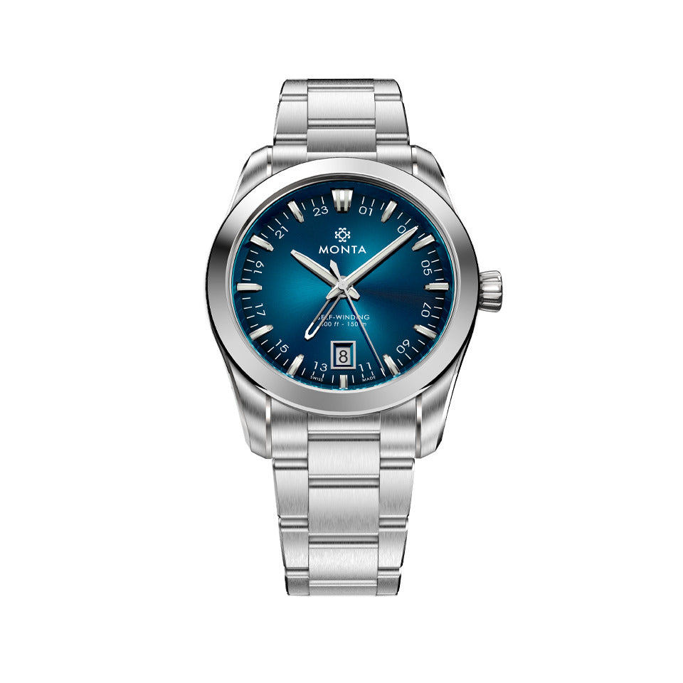 MONTA Noble Voyager Blue Swiss Watch
