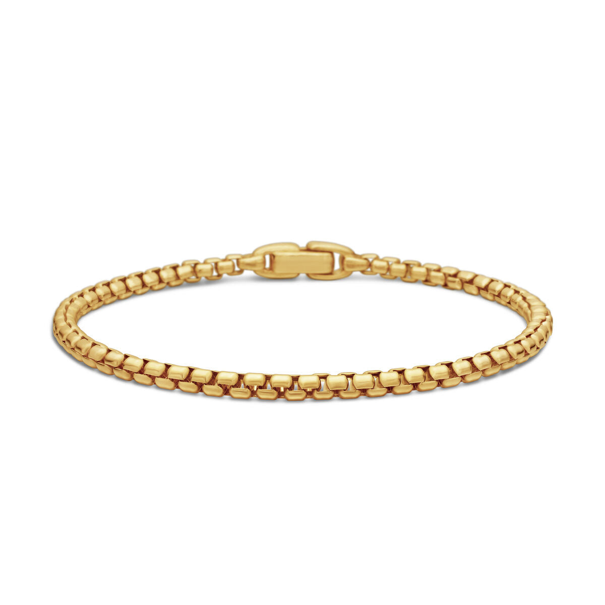 David Yurman Yellow Gold Box Chain Bracelet