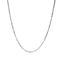 Estate White Gold Fancy Chain Necklace