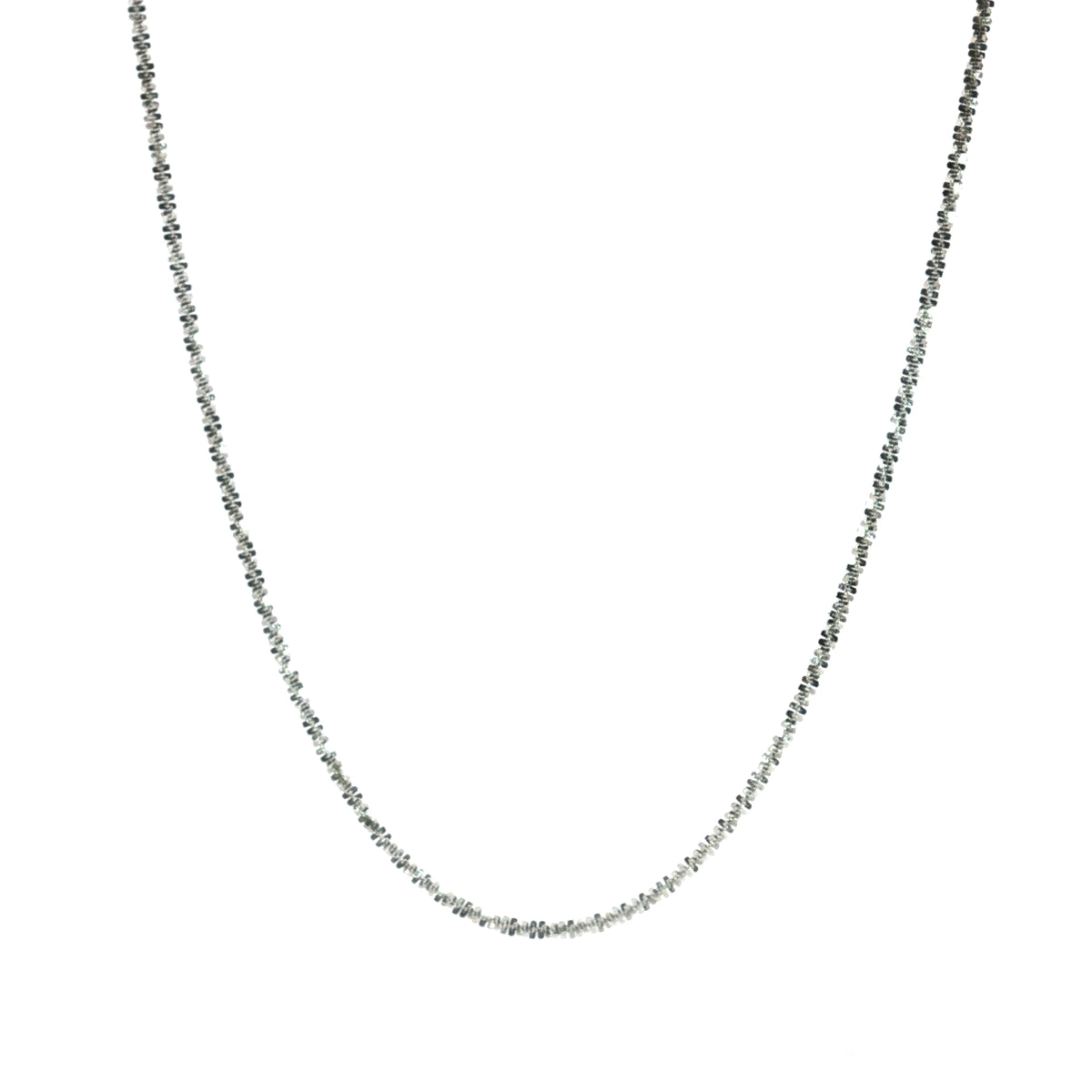 Estate White Gold Fancy Chain Necklace