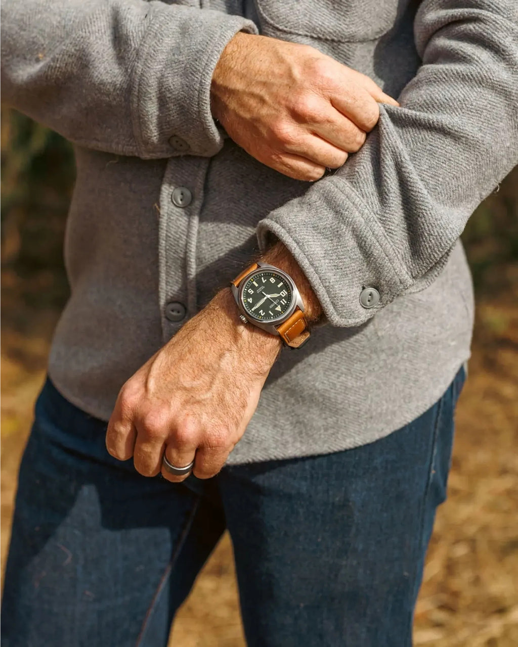 Citizen Titanium Garrison Eco Drive Watch