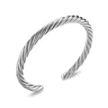 David Yurman Sterling Silver Cable Cuff Bracelet