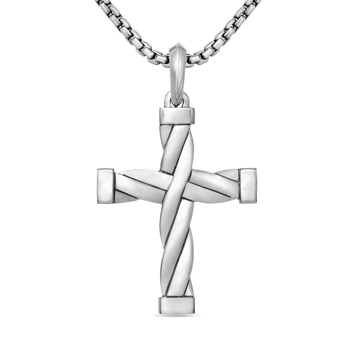 David Yurman Sterling Silver Helios Cross Enhancer