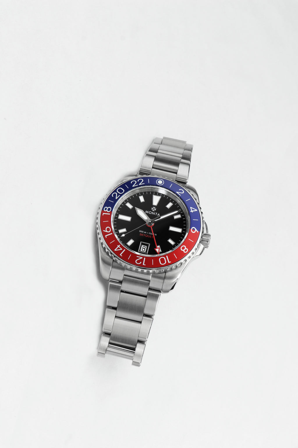 MONTA Skyquest Blue and Red Swiss Watch